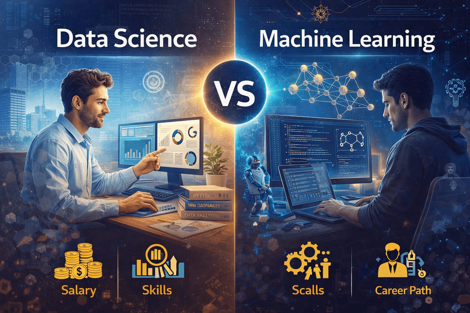 Data Science vs Machine Learning – Which Career is Better?
